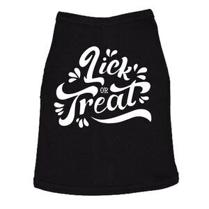 Dog Shirt Lick Or Treat Funny Halloween Trick Or Treat Tee for Family Pet